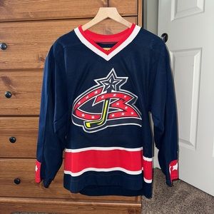 Columbus Blue Jackets NHL Vtg Throwback Koho Jersey, Size Small